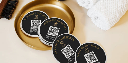 Custom QR Code Stickers for Wedding Invites, Gifts & Guest Scanning