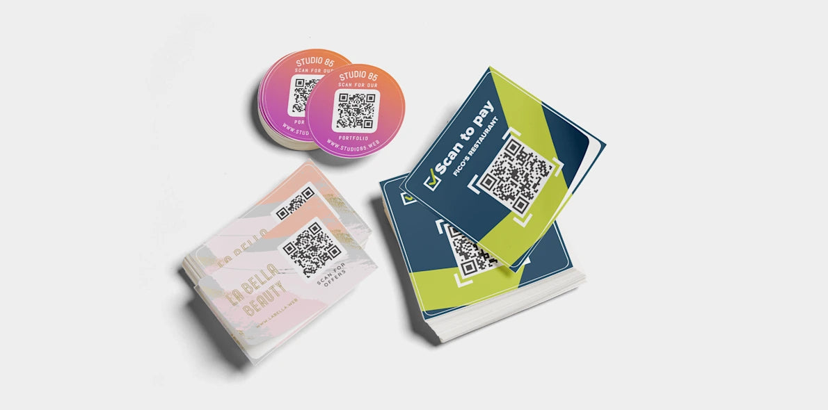 Custom QR Code Stickers for Wedding Invites, Gifts & Guest Scanning