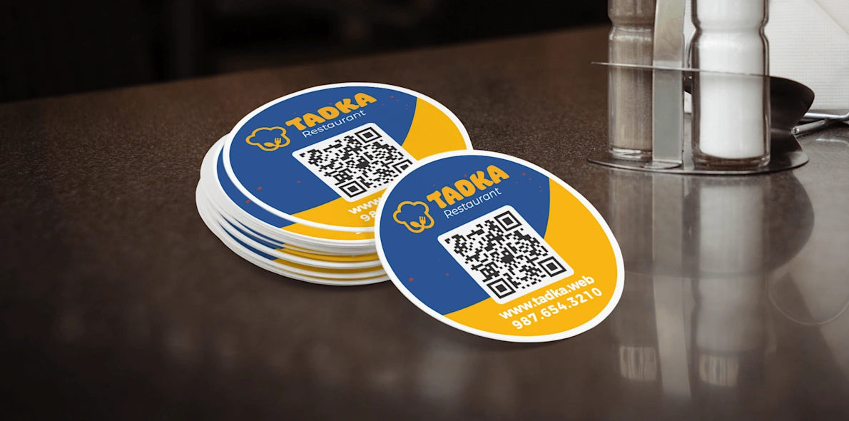 Custom QR Code Stickers for Wedding Invites, Gifts & Guest Scanning