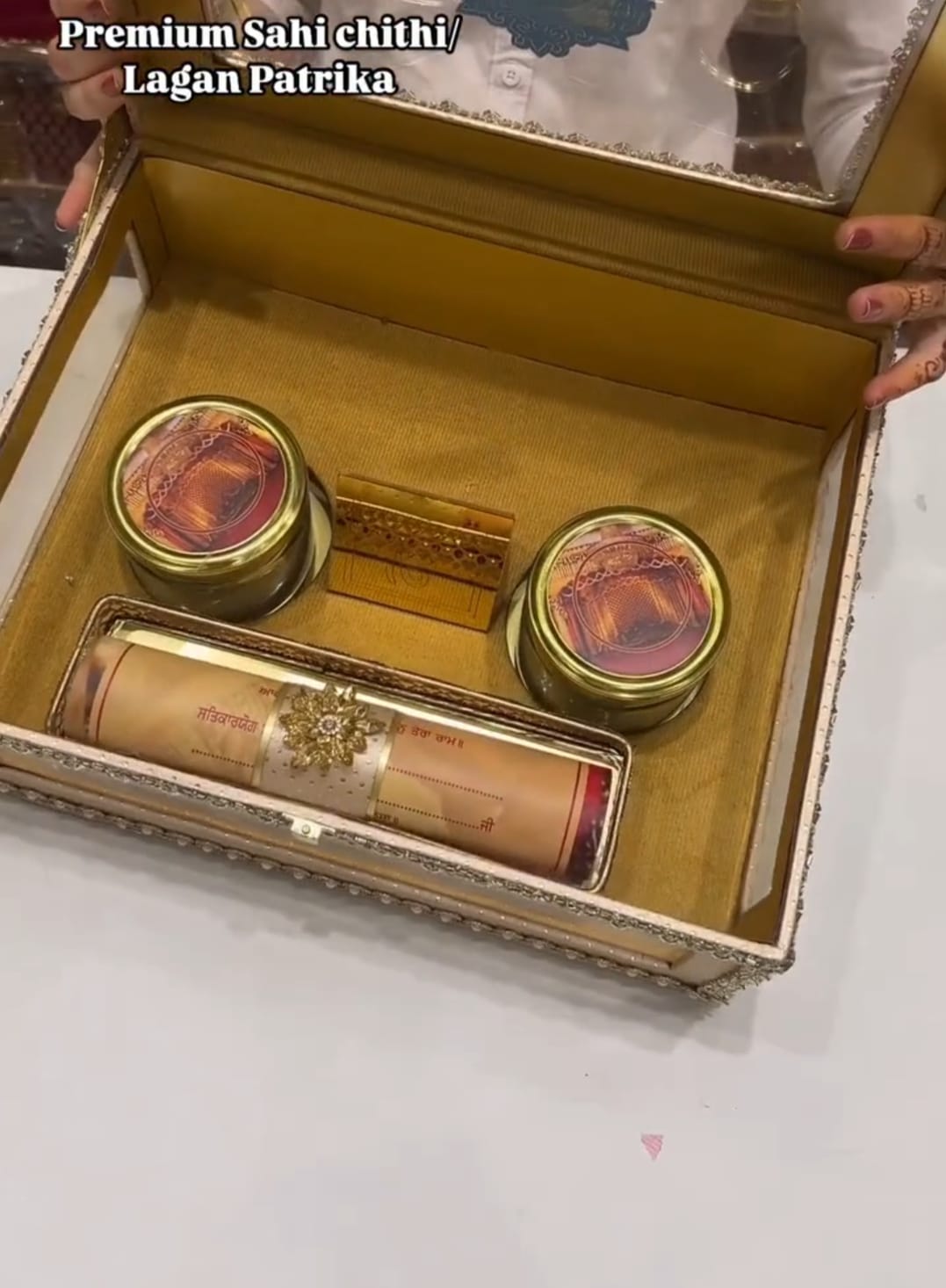 Luxury Sahi Chithi Invitation Box | Lagan Patrika by Bhandhan Box